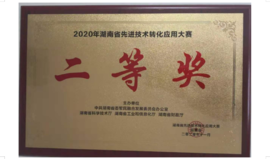 2020年2020年湖南省先进手艺转化应用大赛二等奖